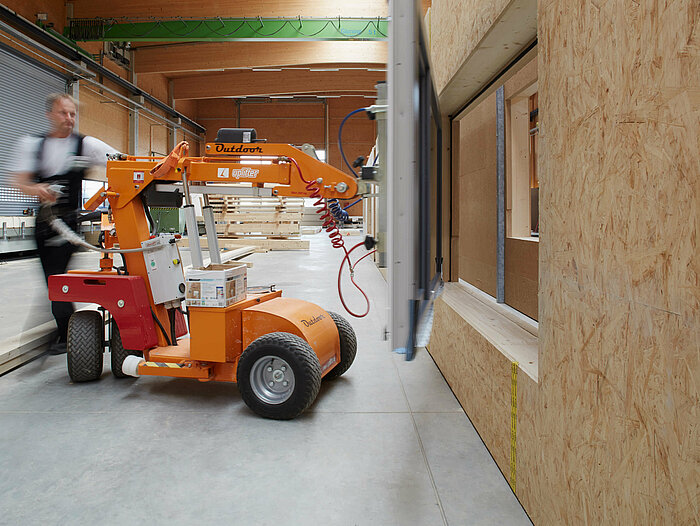 Alle Teile werden passgenau berechnet und bearbeitet