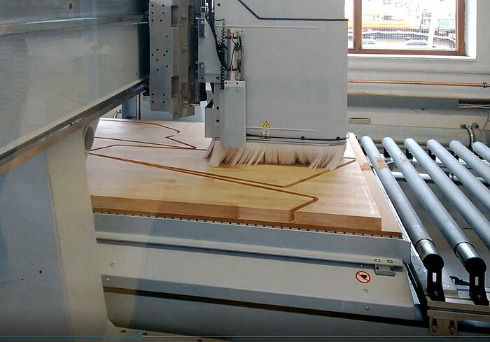 Bearbeitung von Holz mit der Compass Software