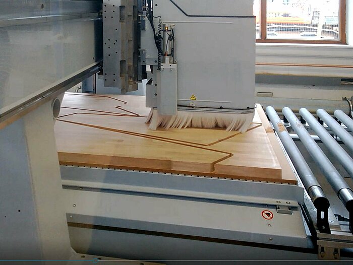 Maschinelle Bearbeitung von Holz