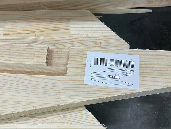 Die gesamte Fertigung wird mit Barcodes gesteuert